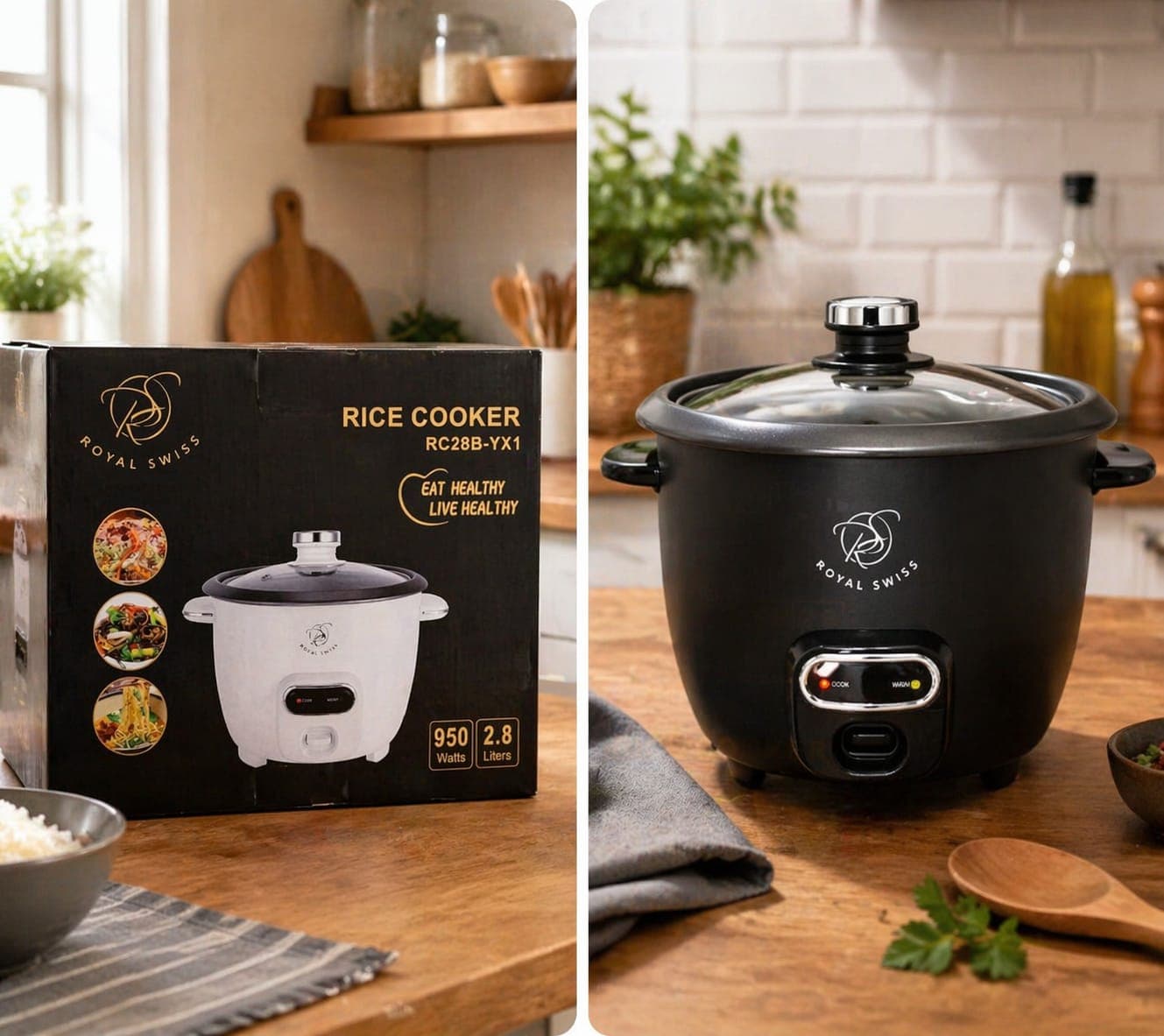 Royal Swiss Cuiseur à riz électrique 2.8L