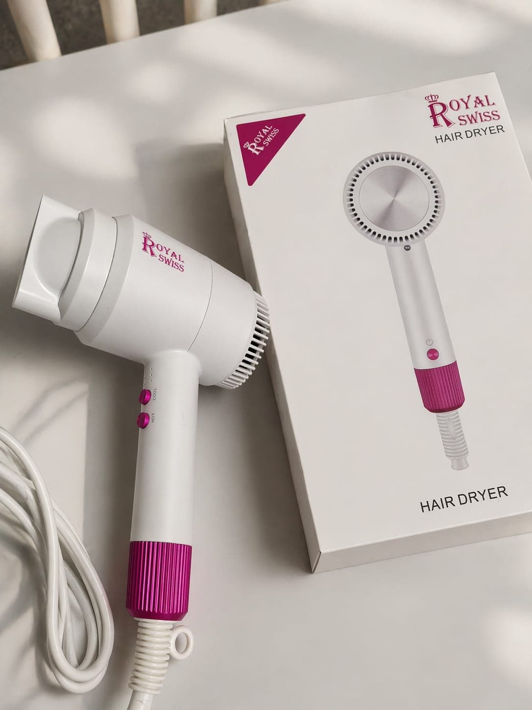 Royal Swiss Sèche-cheveux compact Royal Swiss